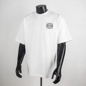 Loewe White Classic Short-Sleeve T-Shirt, Size M